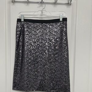 Sequin Grey Skirt